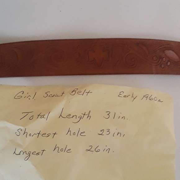 Vintage Accessories Price Drop Today Only Rare Vtg Girl Scout Belt
